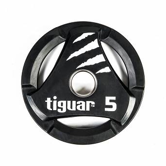 Obciążenie olimpijskie gumowane Tiguar 5 kg