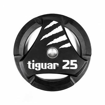 Obciążenie olimpijskie gumowane Tiguar 25 kg