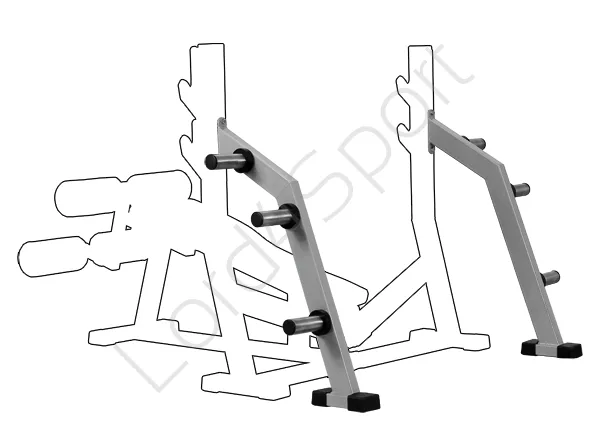 Stojak na obciążenie do ławek MASTER SPORT JP-40