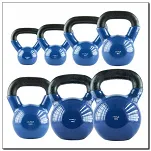 Kettlebell żeliwny pokryty winylem KNV 8 kg HMS - 3