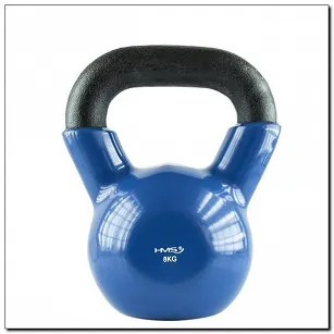 Kettlebell żeliwny pokryty winylem KNV 8 kg HMS