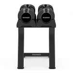 Zestaw hantli regulowanych ze stojakiem 2 x 23 kg HAMMER STRONGLOCK 8.0 - 2