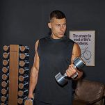 Zestaw hantli drewniano-stalowych 1-10 kg ze stojakiem HAMMER - 8