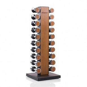 Zestaw hantli drewniano-stalowych 1-10 kg ze stojakiem HAMMER