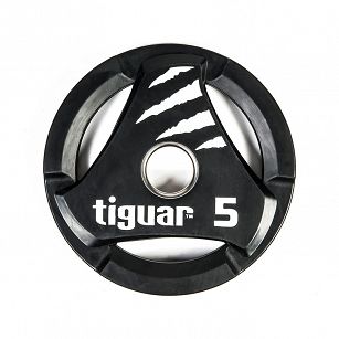 Obciążenie olimpijskie gumowane Tiguar 5 kg