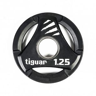 Obciążenie olimpijskie gumowane Tiguar 1,25 kg