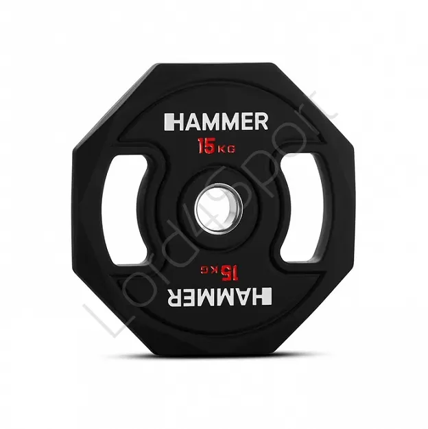 Obciążenie olimpijskie 15 kg HAMMER OCTAGON 50 mm