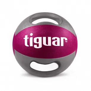 Piłka lekarska z uchwytami - 5kg -  TIGUAR