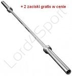 Gryf olimpijski PLATINUM FITNESS 220cm/50mm