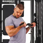 Uchwyt HAMMER Triceps Bar Arched Black - 4