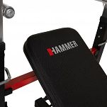 Ławka treningowa ze stojakiem HAMMER FORCE 4.0 (składana) - 8