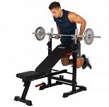 Ławka treningowa ze stojakiem HAMMER FORCE 4.0 (składana) - 18