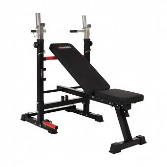 Ławka treningowa ze stojakiem HAMMER FORCE 4.0 (składana)