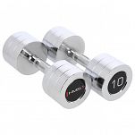 Zestaw hantli chromowanych CHD 1 kg - 10 kg HMS - 10