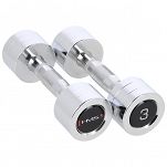 Zestaw hantli chromowanych CHD 1 kg - 10 kg HMS - 3