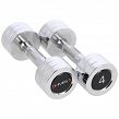 Zestaw hantli chromowanych CHD 1 kg - 10 kg HMS - 4