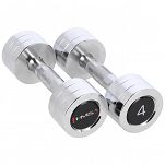Zestaw hantli chromowanych CHD 1 kg - 10 kg HMS - 4