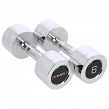 Zestaw hantli chromowanych CHD 1 kg - 10 kg HMS - 6