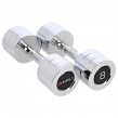 Zestaw hantli chromowanych CHD 1 kg - 10 kg HMS - 8