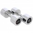 Zestaw hantli chromowanych CHD 1 kg - 10 kg HMS - 9