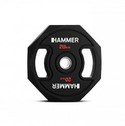 Obciążenie olimpijskie 20 kg HAMMER OCTAGON 50 mm