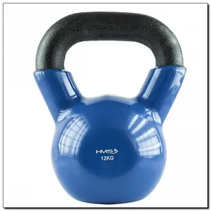 Kettlebell żeliwny pokryty winylem KNV 12 kg HMS