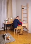 Drabinka gimnastyczna BenchK 112 z biurkiem - 8