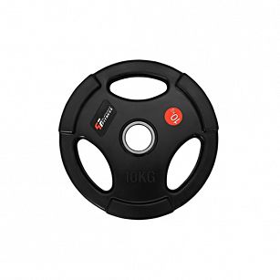 Obciążenie olimpijskie gumowane 10kg/51,5mm z uchwytem Platinum Fitness