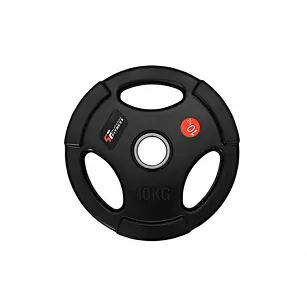 Obciążenie olimpijskie gumowane 10kg/51,5mm z uchwytem Platinum Fitness