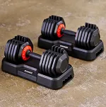 Zestaw hantli regulowanych ze stojakiem 2 x 25 kg HAMMER STRONGLOCK 4.0 - 12