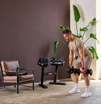 Zestaw hantli regulowanych ze stojakiem 2 x 25 kg HAMMER STRONGLOCK 4.0 - 17