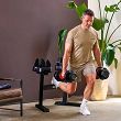 Zestaw hantli regulowanych ze stojakiem 2 x 25 kg HAMMER STRONGLOCK 4.0 - 18