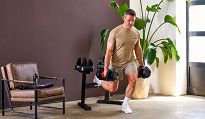 Zestaw hantli regulowanych ze stojakiem 2 x 25 kg HAMMER STRONGLOCK 4.0 - 18