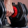 Zestaw hantli regulowanych ze stojakiem 2 x 25 kg HAMMER STRONGLOCK 4.0 - 7