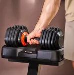 Zestaw hantli regulowanych ze stojakiem 2 x 25 kg HAMMER STRONGLOCK 4.0 - 9