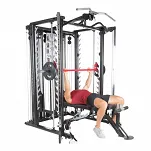 OSTATNIA SZTUKA!!! Brama treningowa z ławką FINNLO MAXIMUM INSPIRE SCS Smith Cage System - 3
