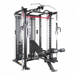 OSTATNIA SZTUKA!!! Brama treningowa z ławką FINNLO MAXIMUM INSPIRE SCS Smith Cage System