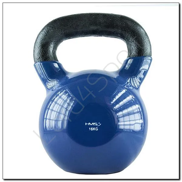 Kettlebell żeliwny pokryty winylem KNV 16 kg HMS