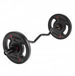 Gryf olimpijski łamany czarny HAMMER 120cm/50mm - 5