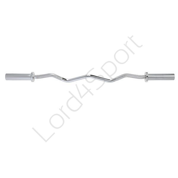 Gryf olimpijski łamany GOL160 120cm/50mm HMS z zaciskami ZG1000