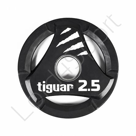 Obciążenie olimpijskie gumowane Tiguar 2,5 kg