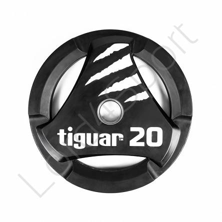 Obciążenie olimpijskie gumowane Tiguar 20 kg
