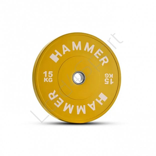 Obciążenie bumper 15 kg HAMMER 50mm