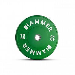 Obciążenie bumper 10 kg HAMMER 50mm