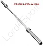 Gryf prosty profesjonalny PLATINUM FITNESS 180cm/50mm