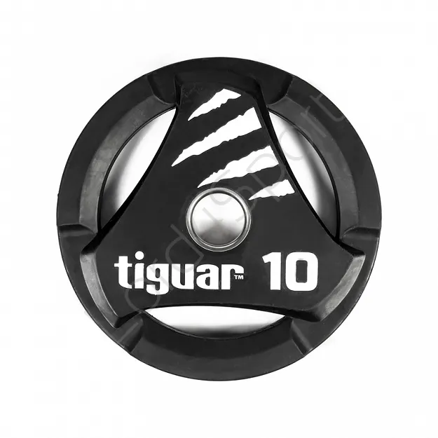 Obciążenie olimpijskie gumowane Tiguar 10 kg