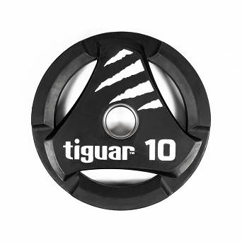 Obciążenie olimpijskie gumowane Tiguar 10 kg