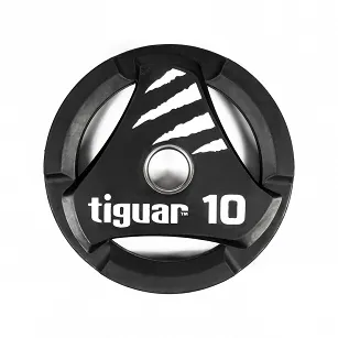 Obciążenie olimpijskie gumowane Tiguar 10 kg