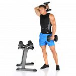 Zestaw hantli systemowych ze stojakiem FINNLO SMARTLOCK 2x20 kg - 9