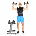 Zestaw hantli systemowych ze stojakiem FINNLO SMARTLOCK 2x20 kg - 11